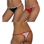 3 PACK: Ladies Private Intimate G-String Thong Panties / Knickers (Size: L)