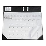 AT-A-GLANCE : Designer Collection Black Check Desk Pad Calendar, 22 x 17 -:- Sold as 2 Packs of - 1 - / - Total of 2 Each