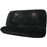 Indian Chief Face Gem Crystals Studded Rhinestone Car Truck Bench Seat Covers 