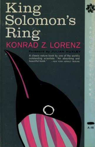 King Solomon's Ring: New Light on Animal Ways (Apollo editions)