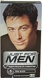 Just for Men Shampoo-In Hair Color, Real Black 55, 1 application (Pack of 3)