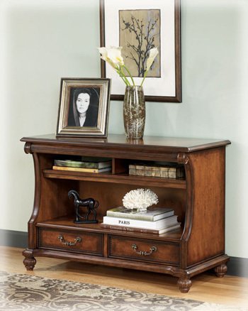 Shelton Wooden Sofa Table Brown Finish