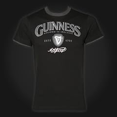 Guinness Black Gray Trim Harp Tee