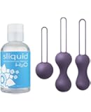 Bundle 2 Items: Je Joue Ami Balls Purple with Sliquid Lube