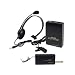 Wireless Headset Microphone with Clip-on / Lavalier Microphone System for Musicians, Karaoke, Speeches, Dances etc