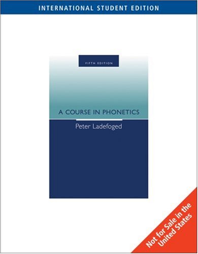 A Course in Phonetics