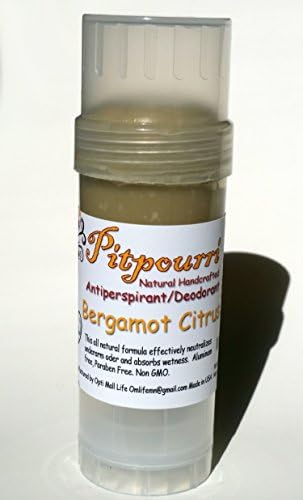 Pitpourri Natural Antiperspirant Deodorant (Bergamot Citrus)