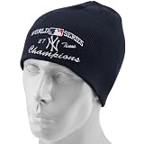 Twins '47 New York Yankees Navy Blue 2009 World Series Champions 27-Time Champs Uncuffed Toque Knit Beanie
