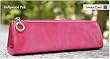 Namaste Hollywood Pink Skinny Mini Crochet Hook Double Point Knitting Needles Case