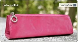 Namaste Hollywood Pink Skinny Mini Crochet Hook Double Point Knitting Needles Case
