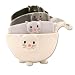 Cat Kitten Measuring Cups / Bowls for Baking, Black White Grey, Ceramic