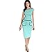 FIODAY New Fashion Bodycon Pencil Business Work Button Midi Tank Dress