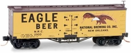 Micro Trains N Scale Eagle Beer 36' Wood Ice Reefer Rd#NRC2900