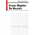 From Rights to Needs (A History of Family Allowances in Canada, 1929-92) (Paperback)
