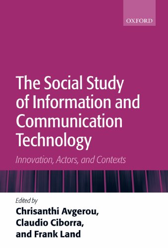 the social study of information and communication technology innovation actors and contexts