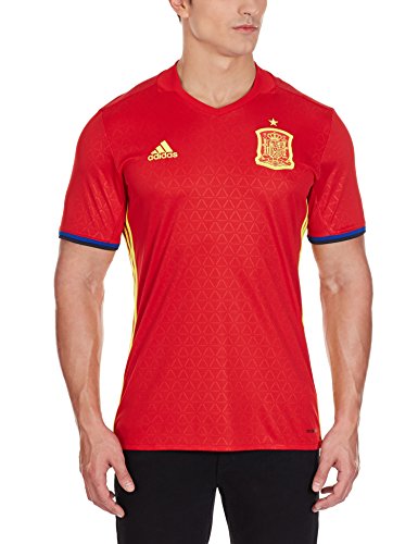 adidas Herren Heimtrikot FEF H JSY, Rot/Gelb/Blau, 3XL, 4056558646449