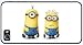 Despicable me Rubber case cover skin for iphone 4, Minions soft case cover for iphone 4