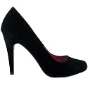 H54 Womens Black High Heel Court Shoes Womens Sizes 3-8