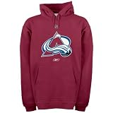 NHL Colorado Avalanche Primary Logo Hooded Fleece (Burgandy, Large)