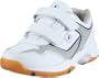 Ultrasport Sport Indoor Schuh,10069, Unisex-Kinder Sportschuhe - Indoor, Weiss (White/blue 100), EU 33