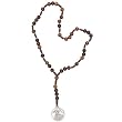 Saint Micheal - the ArchAngel - Rosary wooden chaplet (9 inch long - 6mm beads).