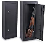 Tools & Hardware : Chicago American® 8 - gun Cabinet Powder Black