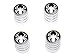 Search : Spider White - Spiderman - Tire Rim Valve Stem Caps - Aluminum