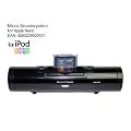 Micro Soundsystem f�r Apple nano Multitouch - im Batteriebetieb 8 Stunden Playback. Micro Hifi stereo Audiosystem Anlage f�r Apple iPod nano 1G, 2G, 3G, 4G, 5G, 6G Video Multitouch mit Fernbedienung 2 x 2,7 Watt schwarz