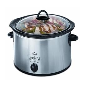 Rival 3040-BC 4-Quart Crock Pot Stoneware Slow Cooker by HOLMES/RIVAL