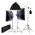 CowboyStudio 2275 Watt Digital Video Continuous Softbox Lighting Kit BOOM Set with Carrying Case - 2 Light stands, 2 Softboxes, 1 Boom Kit