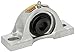 Sealmaster NP-10C CR Pillow Block Ball Bearing, Non-Expansion Type, Corrosion Resistant-Duty, Regreasable, Setscrew Locking Collar, Contact Seals, 316 Stainless Steel Housing, 5/8" Bore, 1-3/16" Base to Center Height, 3-3/4" Bolt Hole Spacing Width