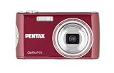 Pentax Optio P70 Digitalkamera (12 Megapixel, 4-fach opt. Zoom, 6,9 cm (2,7 Zoll) Display) rot