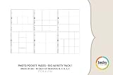 Photo Pocket Pages - Big Variety Pack 1 (60 Pages)