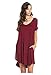 My Space Clothing Women's Soft&Comfy Knit Jersey Swing Dress w/Pocket (S-3X)