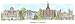 University of Colorado - Collegiate Series - 11.5 x 24 Inch Print