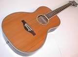 Daisy Rock Serenade Parlor Acoustic Guitar, Cinnamon Girl