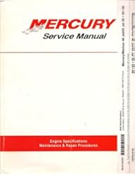 Book: 1996 Mercury/Mariner Outboard Service Manual Model 45 Jet/50/55/60 with United States Serial Numbers 0D000750 & Above and Belgium 09671687 & Above, P/N 90-817643R1 - Mercury Marine