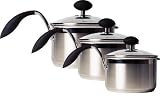 Imperial International - ARC 42 3 Piece Saucepan Set - Stainless Steel  from Imperial