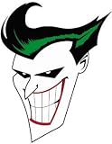 Joker Decal Sticker 5" tall.