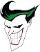 Joker Decal Sticker 5" tall