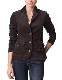 Tom Tailor Casual Easy Cordy Blazer – Veste Velours – Femme – Marron – 40 (FR: 42)