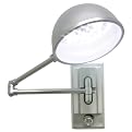 Swing Arm LED Wall Lamp - Metallic Silver
