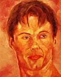 Custom Order #PV-DR4, Oil on Canvas, Custom Painting of The Person You Love, For 1 Person of Customer's Choice, Style: Expressionism, with Signature Text "THANK YOU FOR EVERYTHING!", Canvas Size 23 x 36 inch