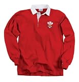 HALBRO WALES OLD STYLE JERSEY (RED) LONG-SLEEVE