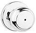 Kwikset 300CV 26 6AL RCS Cove Bed/Bath Knob, Polished Chrome