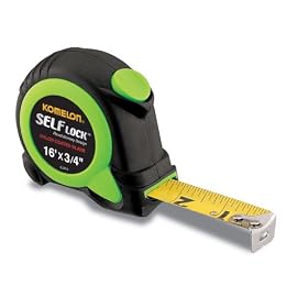Komelon SL2816 Self Lock 16-Foot Power Tape