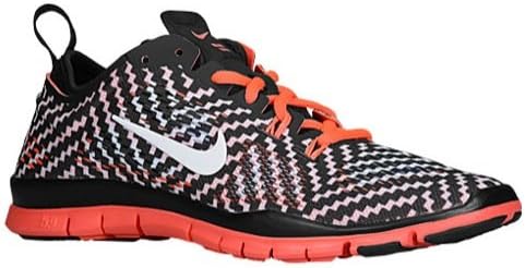 Nike Women's Free 5.0 TR Fit 4 Print Black/Laser Crimson/White 12 B - Medium