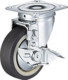 ハンマー　Ｓ型自在　ＳＰ付　ウレタンＢ入り車７５ｍｍ 413S-UB75BAR01(ｳﾚﾀﾝｼｬ)