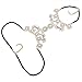 XY Fancy Multi Layer Flower Chains Allloy Resin Elegant Flower Women Back Sexy Body Chains Summer Dress Necklaces