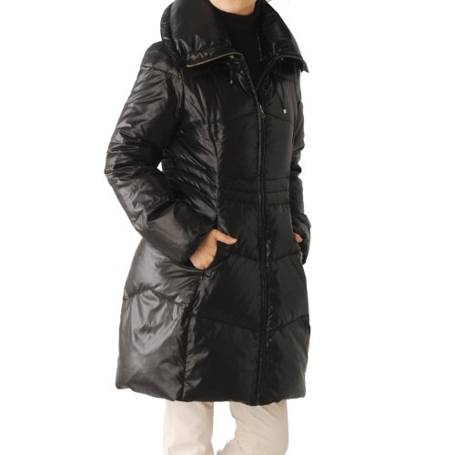 スリムアップ ダウンコート (No 2540 z ) 11号 [ L ] ブラック 〔エースタイル〕 Aastyle